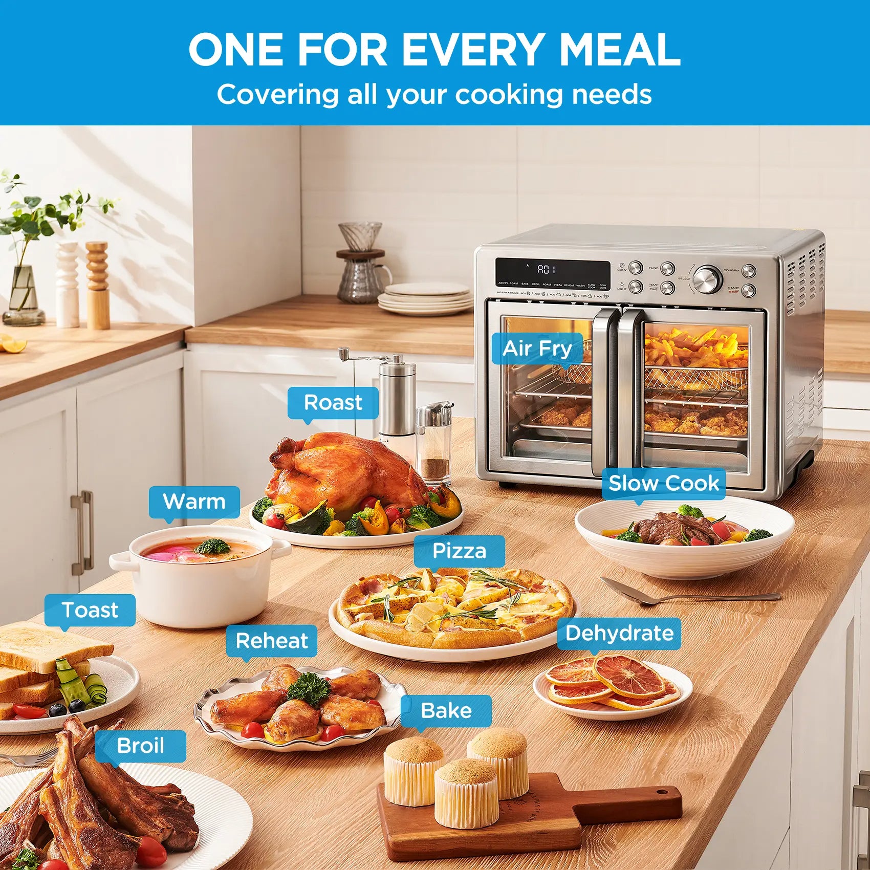 Extra Large Air Fryer Countertop Oven Upgrade