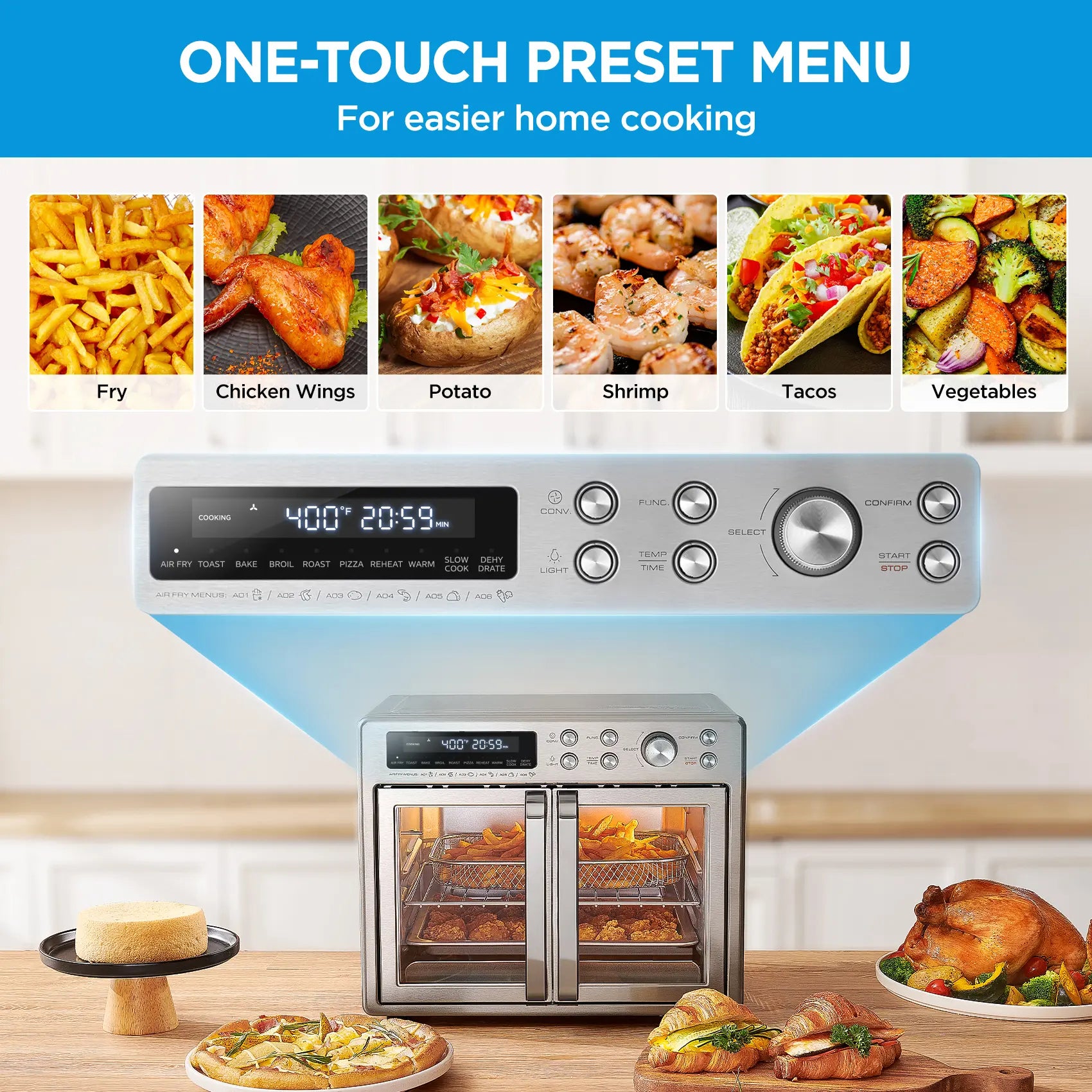 Extra Large Air Fryer Countertop Oven Upgrade